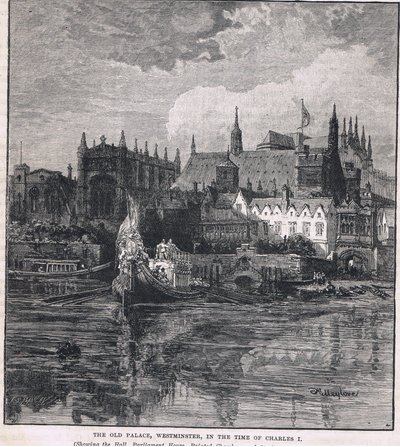 Der Palast von Westminster zur Zeit von Karl I., 1604 von John Fulleylove